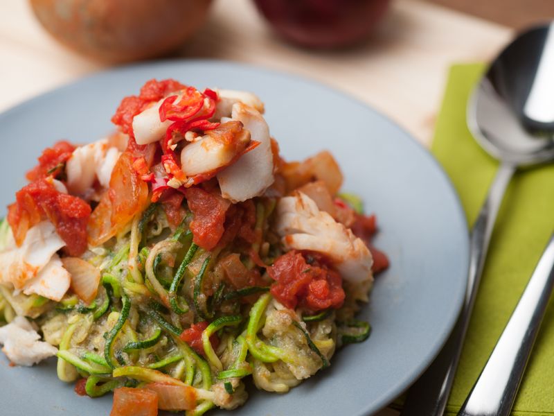 Zucchini Noodles with Pesto