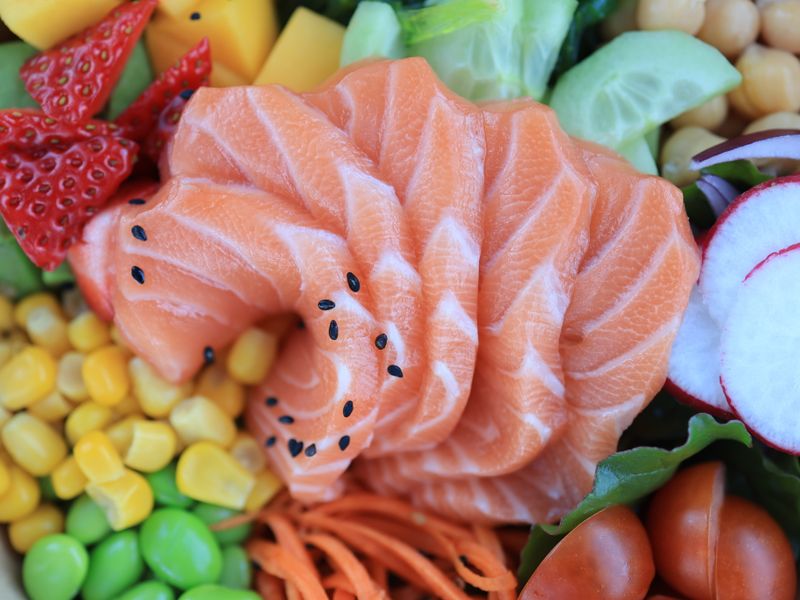 Miso Salmon with Edamame