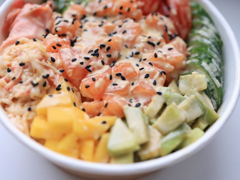 Sushi Bowl with Salmon