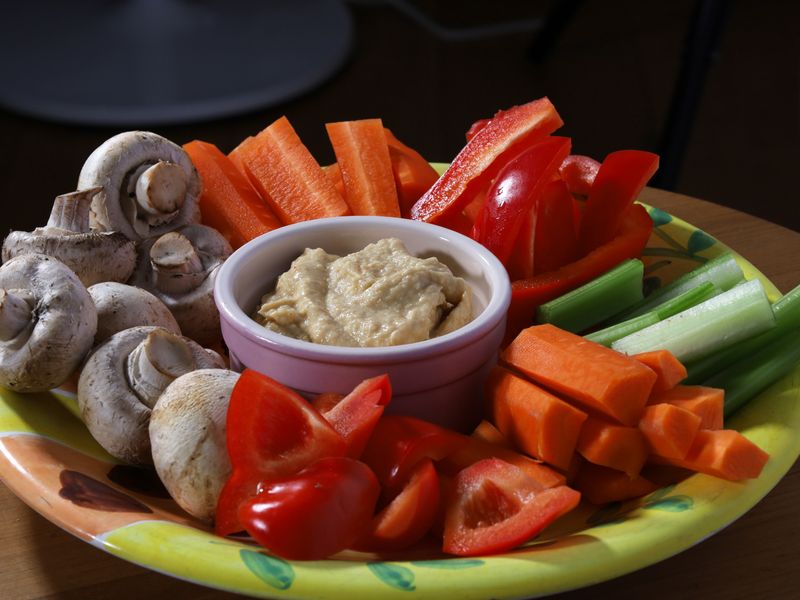 Veggie Sticks with Hummus