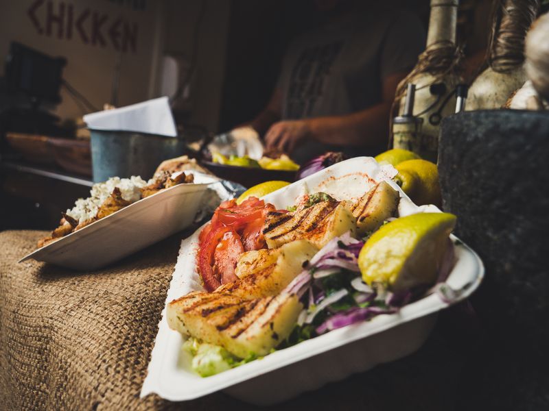 Chicken Souvlaki with Tzatziki