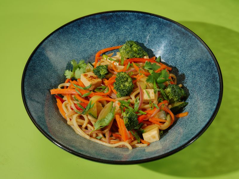 Tofu Bowl with Peanut Sauce