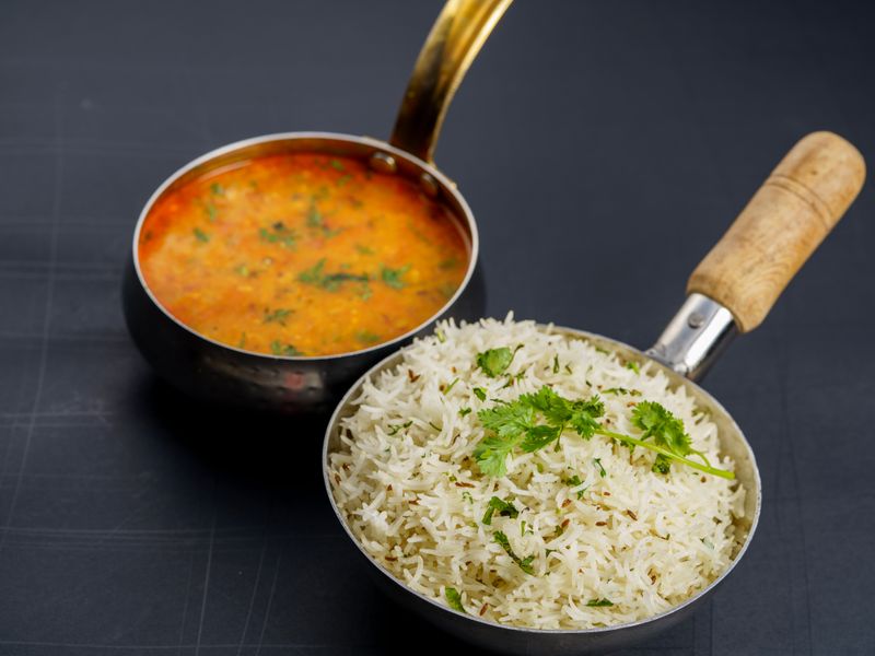 Lentil Dal with Rice (Post-Workout)