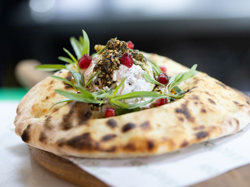 Pita with Honey-Sesame