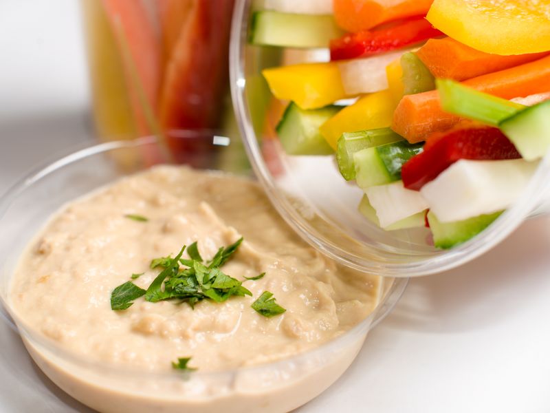 Hummus with Vegetable Sticks