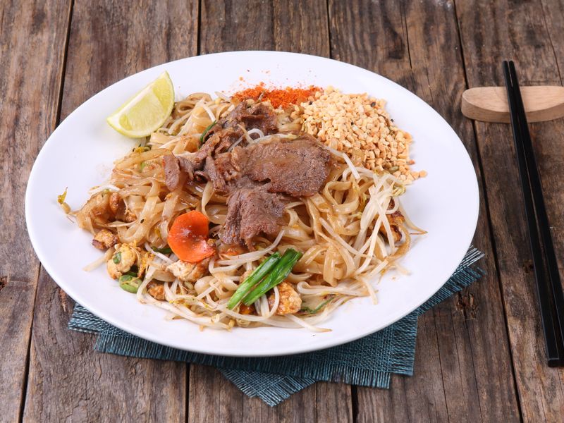 Tofu Pad Thai with Peanuts