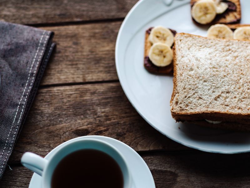Honey Toast with Banana