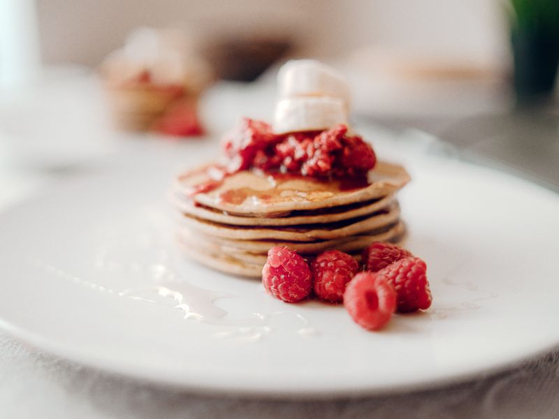 Banana Protein Pancakes