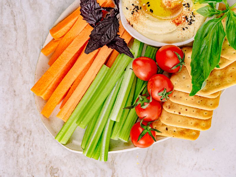 Veggie Sticks with Yogurt Dip