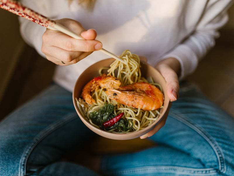 Shrimp with Noodles