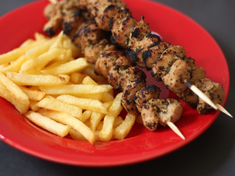Chicken Skewers with Tzatziki