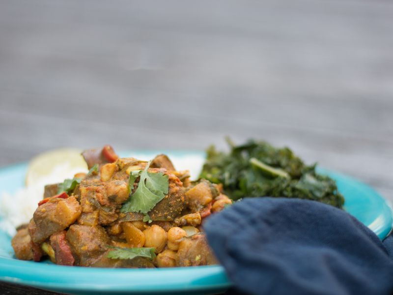 Chickpea Spinach Curry
